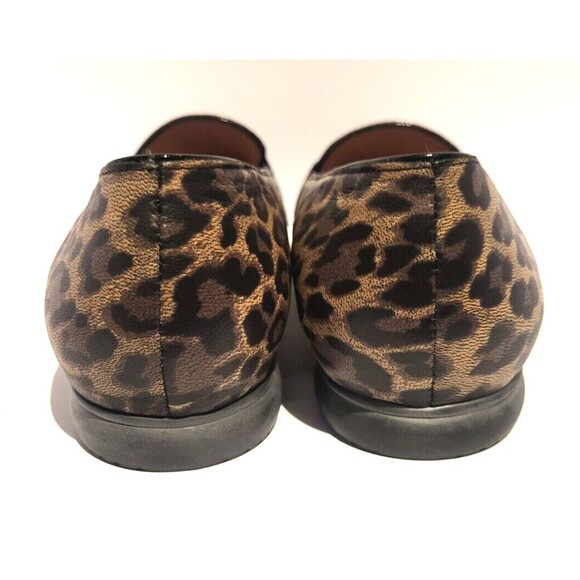 New Beautifeel 41 Leopard Animal Print Slip On Loafers Women's Soft Leather $400 - Picture 11 of 16